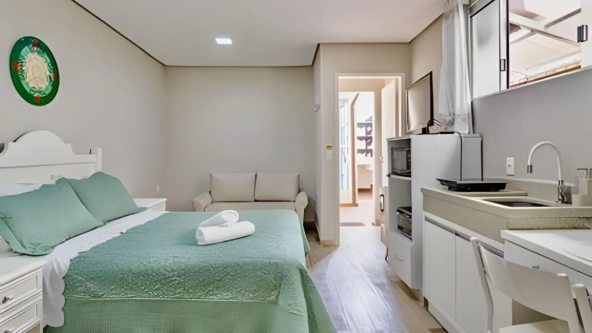 דירה Florianópolis Apartamentos 500M Do Mar, Churrasqueira, Academia, Area De Lazer ברזיל
